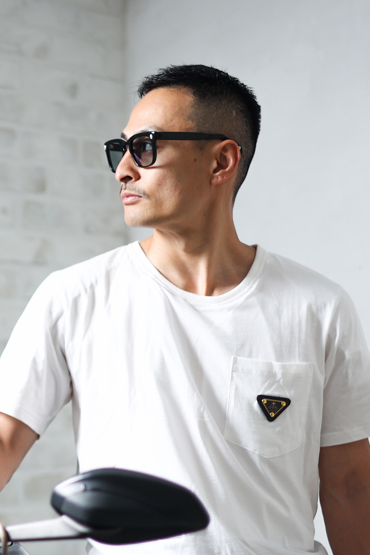 可視調光バイカーサングラス